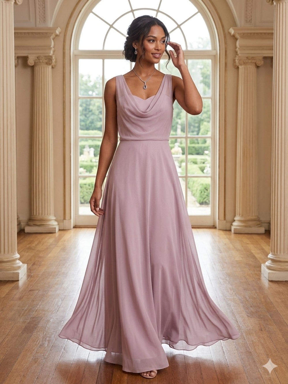 NWT Elegant Sleeveless Prom or Bridesmaid's Dress